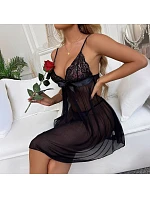 Košeľa Shots De Namour Sheer Lace Babydoll DEN079 S–XL