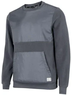 Pánska fleecová mikina M H4Z22BLM01022S - 4F