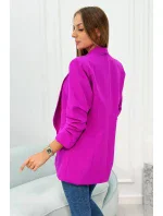 Bunda s chlopňou elegantná slivka Bunda s chlopňou elegantná slivka