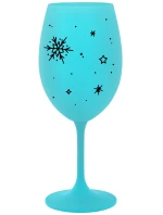 ZIMĚNKA - tyrkysový pohár na víno 350 ml ZIMĚNKA - tyrkysový pohár na víno 350 ml