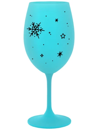 ZIMĚNKA - tyrkysový pohár na víno 350 ml ZIMĚNKA - tyrkysový pohár na víno 350 ml