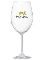MOJE ODMĚNA - čirá sklenice na víno 350 ml