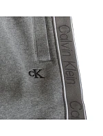 Calvin Klein Fleecové nohavice s logom Jogger Grey Heather - LZ04LE291G-P7E