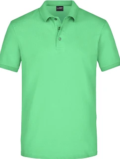 Daiber JN 710 Pánske elastické polo tričko z piké 02.0710 limetkovozelené