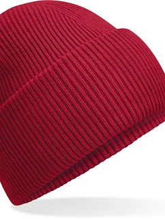 Beechfield B 385R Pletená čiapka s manžetou „Recycled“ 53.385R classic red
