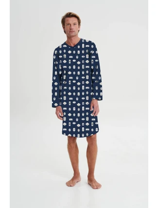 Vamp - Nočná košeľa s dlhým rukávom 19680 - Vamp Vamp - Nočná košeľa s dlhým rukávom 19680 - Vamp