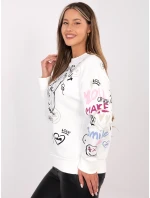 Mikina D10608BC02804A biela