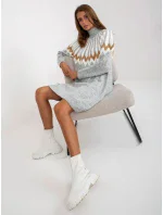 LC SK 0098 šaty.37X šedá