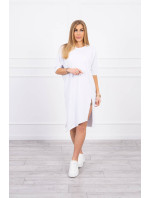 Nadrozmerné šaty biele