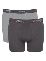Pánske boxerky Start Short C2P box - BLACK - čierno-sivé 0034 - SLOGGI
