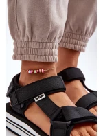 Damskie Sandały Na Platformie Lee Cooper LCW-24-05-2753 Czarne