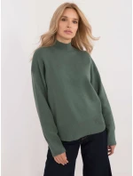 Jumper D93111AD90910A2 tmavozelený