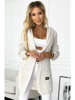 Sveter na zapínanie model 183914 Numoco Sveter na zapínanie model 183914 Numoco