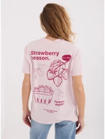 Tričko D12022AH02645V svetlo ružová Tričko D12022AH02645V svetlo ružová