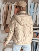Dámska prechodná prešívaná bunda MARISSIA beige FashionStreet TY4851 Dámska prechodná prešívaná bunda MARISSIA beige FashionStreet TY4851