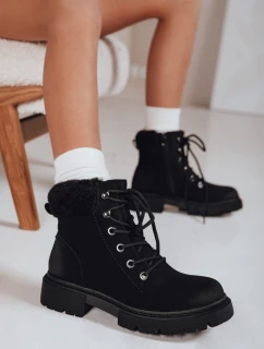 Dámske zateplené trapper čierne FashionStreet ZY1292