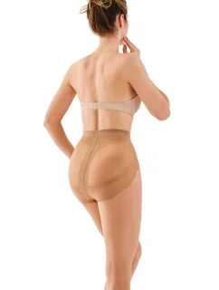 Dámske pančuchové nohavice 1201 Secred push up beige plus - GABRIELLA