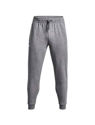 Pánske nohavice Under Armour Rival Fleece Joggers, sivé, 1379774 025, veľkosť XL Pánske nohavice Under Armour Rival Fleece Joggers, sivé, 1379774 025, veľkosť XL