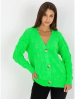 Dámsky sveter LC SW 8035 fluo zelená