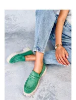 Dámske topánky na vysokej platforme UK132P Green - Seastar Dámske topánky na vysokej platforme UK132P Green - Seastar