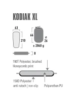 Samonafukovací matrac do auta Kodiak XL 210x63x8 41131 - High Peak Samonafukovací matrac do auta Kodiak XL 210x63x8 41131 - High Peak