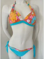 Dámske dvojdielne plavky Malta-A modro-orančové - Ewlon Dámske dvojdielne plavky Malta-A modro-orančové - Ewlon