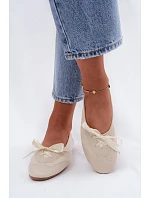Športové balerínky Peonie 8531 v smotanovej farbe – Sweet Shoes Športové balerínky Peonie 8531 v smotanovej farbe – Sweet Shoes