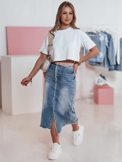 VINTAGO FashionStreet dámska džínsová midi sukňa CY0474