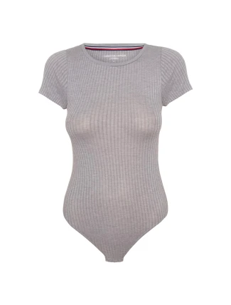 Dámske body s krátkym rukávom UW0UW00699 - Tommy Hilfiger Dámske body s krátkym rukávom UW0UW00699 - Tommy Hilfiger