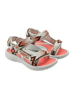 Lee Cooper Dámske sandále na suchý zips Letné plážové topánky Light Grey Pink Women's