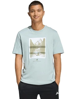 Pánske tričko adidas Outdoor Kayaking Graphic Mint KG5409 pánske