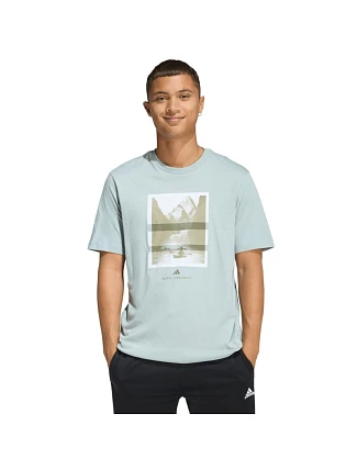 Pánske tričko adidas Outdoor Kayaking Graphic Mint KG5409 pánske