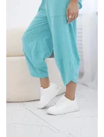 Bavlnená blúzka + nohavice mätová