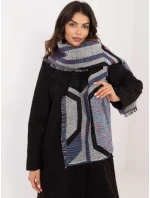 Šatka AT SZ 2101.22P sivá čierna