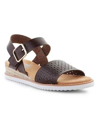 Dámske sandále Desert Kiss-Sunny Flair W 114143-CHOC hnedé – Skechers Dámske sandále Desert Kiss-Sunny Flair W 114143-CHOC hnedé – Skechers
