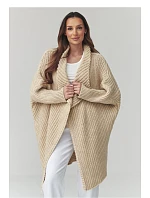 Zapínanie svetra model 226881 Makadamia