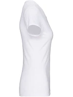 Kariban K 3015 Dámske elastické tričko s výstrihom do V 20.3015 biele Kariban K 3015 Dámske elastické tričko s výstrihom do V 20.3015 biele