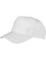 Result Headwear RC 084J Detská 5-panelová čiapka s kšiltom 28.084J biela Result Headwear RC 084J Detská 5-panelová čiapka s kšiltom 28.084J biela