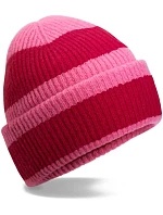 Beechfield B 391R Pletená čiapka „Color Block“ 53.391R true pink/classic red Beechfield B 391R Pletená čiapka „Color Block“ 53.391R true pink/classic red