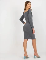 Dámske šaty EM SK HW 20 317 .08 tmavo šedá - FPrice