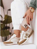 Dámske tenisky LENSI khaki FashionStreet ZY0037