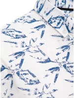 Pánske biele tričko s krátkym rukávom FashionStreet KX1032