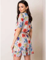 Šaty LK SK 507626.70 svetlo šedá