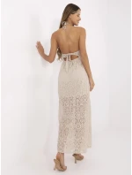 Šaty MI SK 88191.63 béžové Šaty MI SK 88191.63 béžové