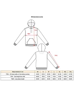 Kariban K 4013 Unisex mikina s kapucňou 20.K013 tmavomodrá/červená tartanová