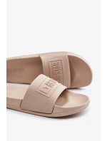 Ľahké dámske papuče Big Star OO274035 Beige