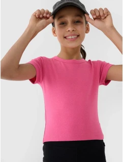 Dievčenské základné tričko 4F 4FJWSS25TTSHF1852-54S
