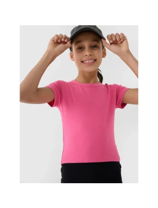 Dievčenské základné tričko 4F 4FJWSS25TTSHF1852-54S