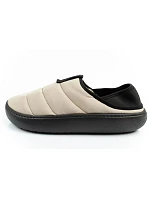 Pánske zateplené papuče Crocs Classic Puff Moc beige