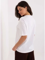 Tričko D12083AI02799A biele a ružové